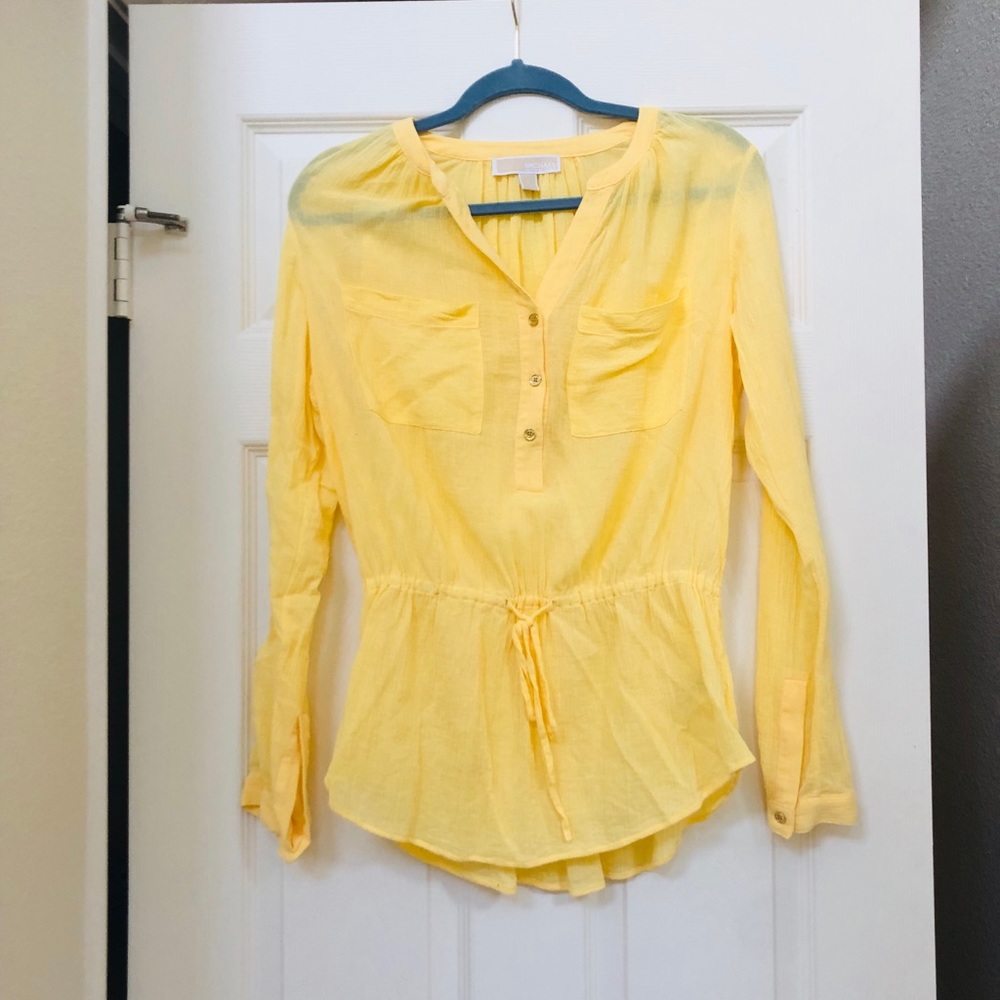 Michael Kors 💛 Yellow blouse